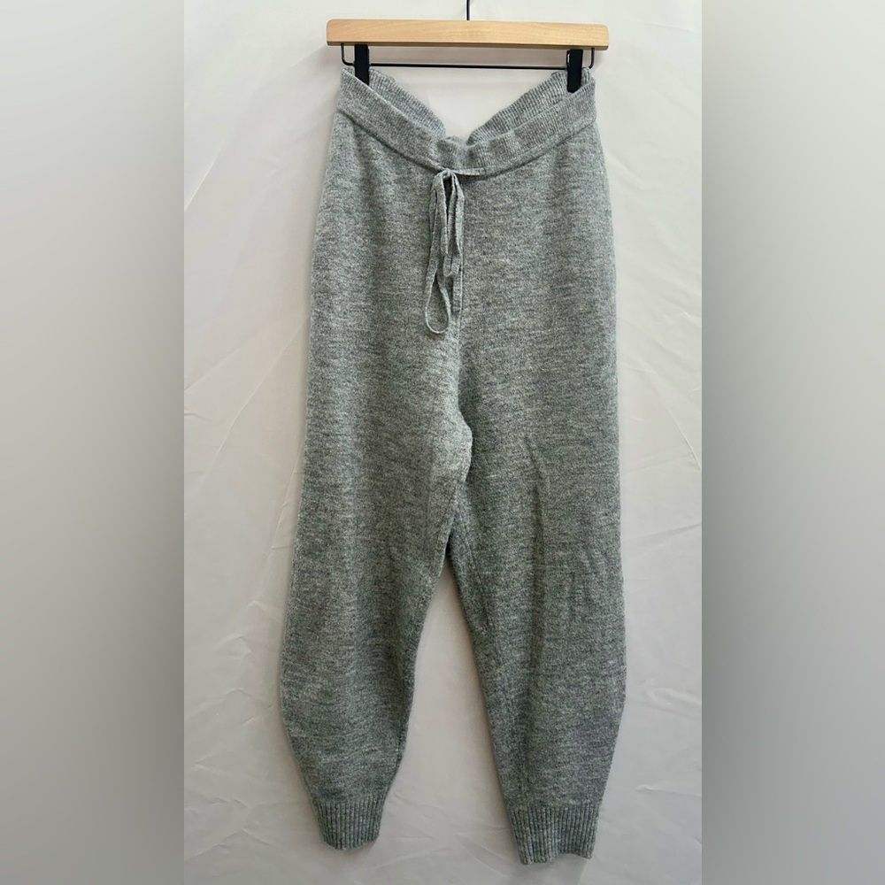 CALIA by Carrie Underwood cozy grey sweater knit joggers, XXL, NWOT